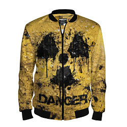 Бомбер мужской Danger radiation, цвет: 3D-черный
