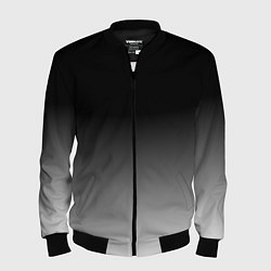Мужской бомбер От черного к белому