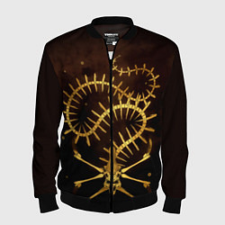 Мужской бомбер Subnautica скелет морского чудовища