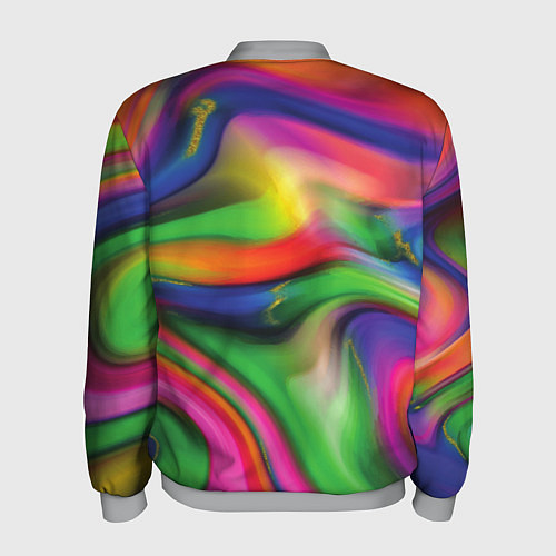Мужской бомбер Bright colors / 3D-Меланж – фото 2