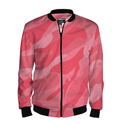 Бомбер мужской Pink military, цвет: 3D-черный