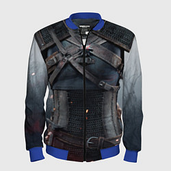 Бомбер мужской Броня Геральта, цвет: 3D-синий