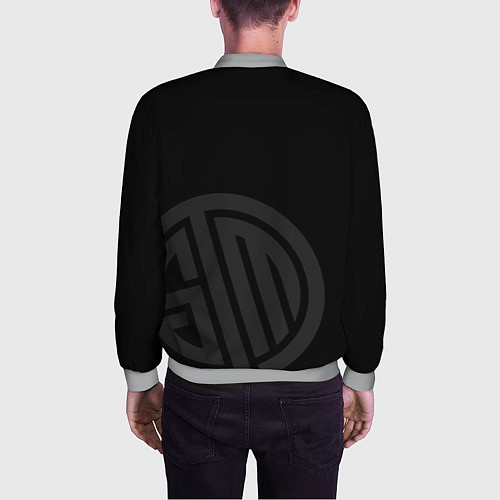 Мужской бомбер Форма Team Solo Mid / 3D-Меланж – фото 4