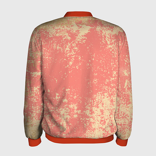 Мужской бомбер Crema pattern / 3D-Красный – фото 2