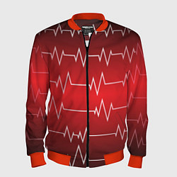 Бомбер мужской Pulse, цвет: 3D-красный