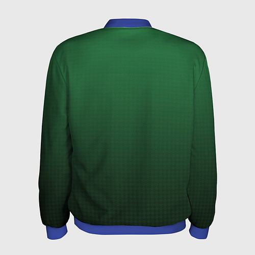 Мужской бомбер Победоносный медведь / 3D-Синий – фото 2