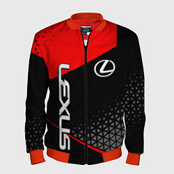 Бомбер мужской Lexus - red sportwear, цвет: 3D-красный