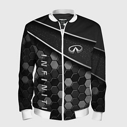 Мужской бомбер Infiniti - черный металл