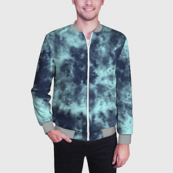 Бомбер мужской Tie-Dye дизайн, цвет: 3D-меланж — фото 2