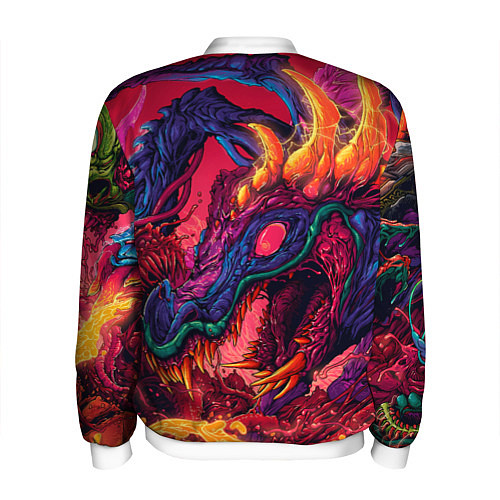 Мужской бомбер CS 2 hyper beast / 3D-Белый – фото 2