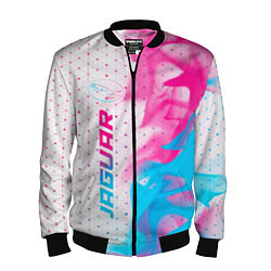 Бомбер мужской Jaguar neon gradient style: по-вертикали, цвет: 3D-черный