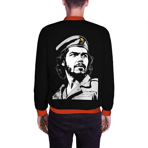 Мужской бомбер Che Guevara - До победы / 3D-Красный – фото 4