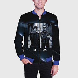 Бомбер мужской Depeche Mode - Мартин и Дэйв, цвет: 3D-синий — фото 2