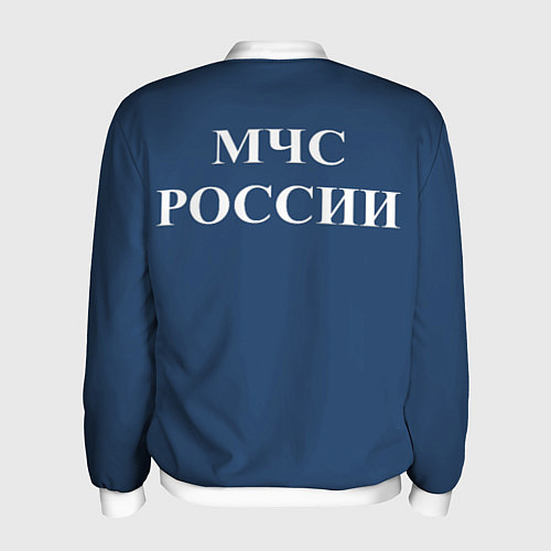 Мужской бомбер Спасатель-МЧС / 3D-Белый – фото 2