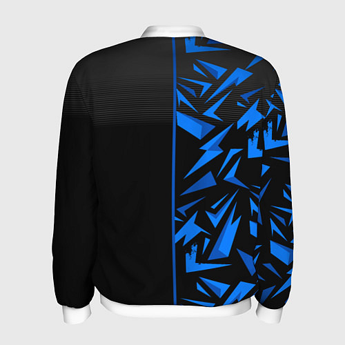 Мужской бомбер Changan - blue uniform / 3D-Белый – фото 2