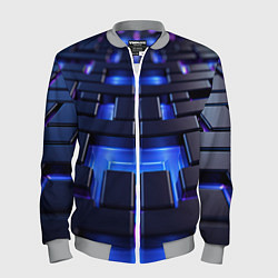 Мужской бомбер Плиты абстракции
