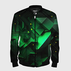 Мужской бомбер Визуальные иллюзии в геометрии