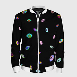 Бомбер мужской Kaufmo Abstracted The Amazing Digital Circus, цвет: 3D-белый