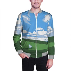 Бомбер мужской Новый уродливый свитер от майков, цвет: 3D-меланж — фото 2