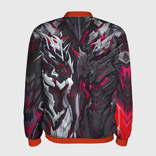 Мужской бомбер Адская броня / 3D-Красный – фото 2