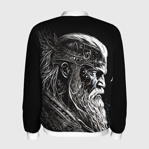 Мужской бомбер Лидер викингов / 3D-Белый – фото 2