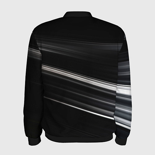 Мужской бомбер Black abstract background / 3D-Черный – фото 2