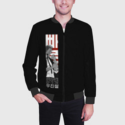 Бомбер мужской Hunters Association Woo Jin Chul, цвет: 3D-черный — фото 2