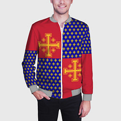 Бомбер мужской Сюрко рыцарей Антиохии, цвет: 3D-меланж — фото 2