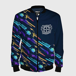 Мужской бомбер Bayer 04 градиентные мячи