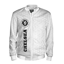 Бомбер мужской Chelsea sport на светлом фоне по-вертикали, цвет: 3D-белый