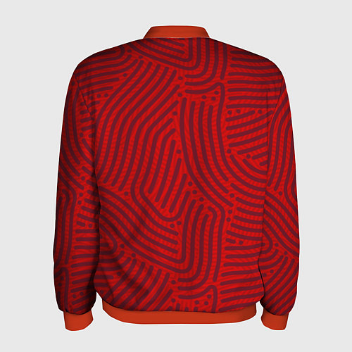Мужской бомбер Galatasaray отпечатки / 3D-Красный – фото 2