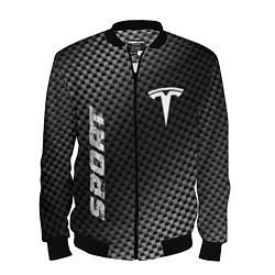 Бомбер мужской Tesla sport carbon, цвет: 3D-черный