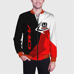 Бомбер мужской Honda CR-V - sport uniform, цвет: 3D-красный — фото 2
