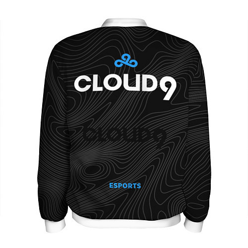 Мужской бомбер Cloud9 - team 2024 / 3D-Белый – фото 2