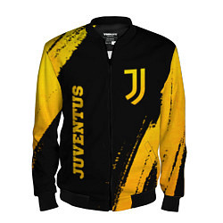 Мужской бомбер Juventus - gold gradient вертикально