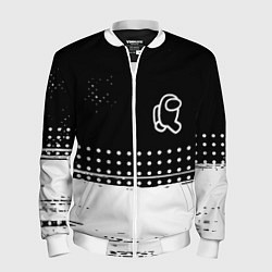 Мужской бомбер Among us геометрия