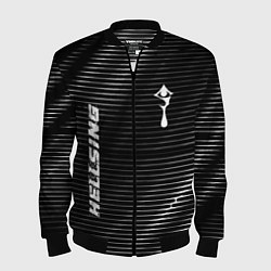 Мужской бомбер Hellsing metal anime lines