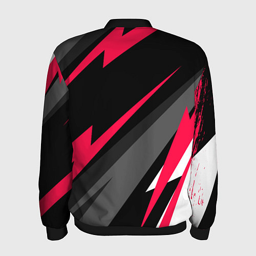 Мужской бомбер One Piece electro lines / 3D-Черный – фото 2