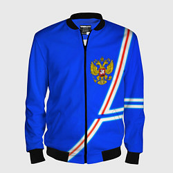 Мужской бомбер Россия спорт текстура