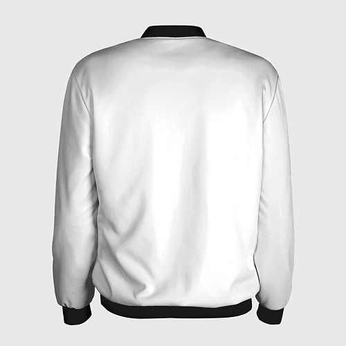 Мужской бомбер Давно хотел тебе сказать / 3D-Черный – фото 2