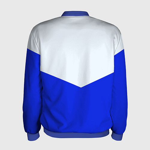 Мужской бомбер Napoli fc geometry / 3D-Синий – фото 2