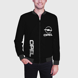 Бомбер мужской Opel white logo, цвет: 3D-черный — фото 2