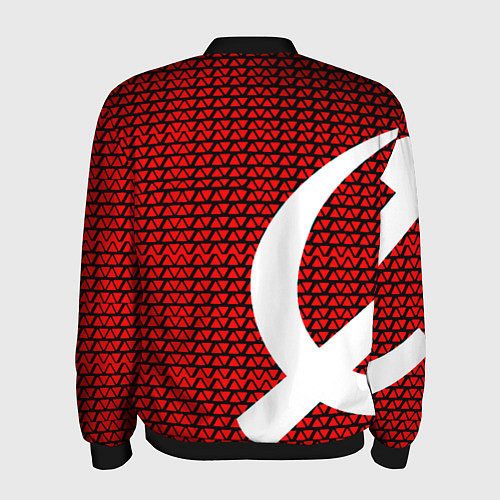 Мужской бомбер РФ стиль СССР / 3D-Черный – фото 2