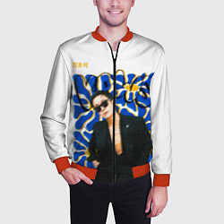 Бомбер мужской Хося BTS, цвет: 3D-красный — фото 2