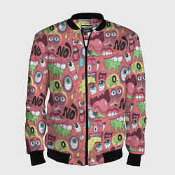 Мужской бомбер Монстры ой ой нет