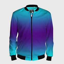 Бомбер мужской Градиент из неона, цвет: 3D-черный