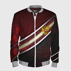 Мужской бомбер Сталь Россия текстура