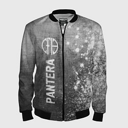 Мужской бомбер Pantera - grey gradient по-вертикали