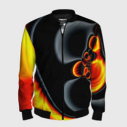 Мужской бомбер Фрактальный узор абстракция