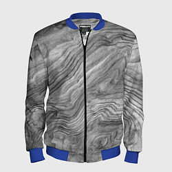 Бомбер мужской Текстура дерева - абстракция, цвет: 3D-синий